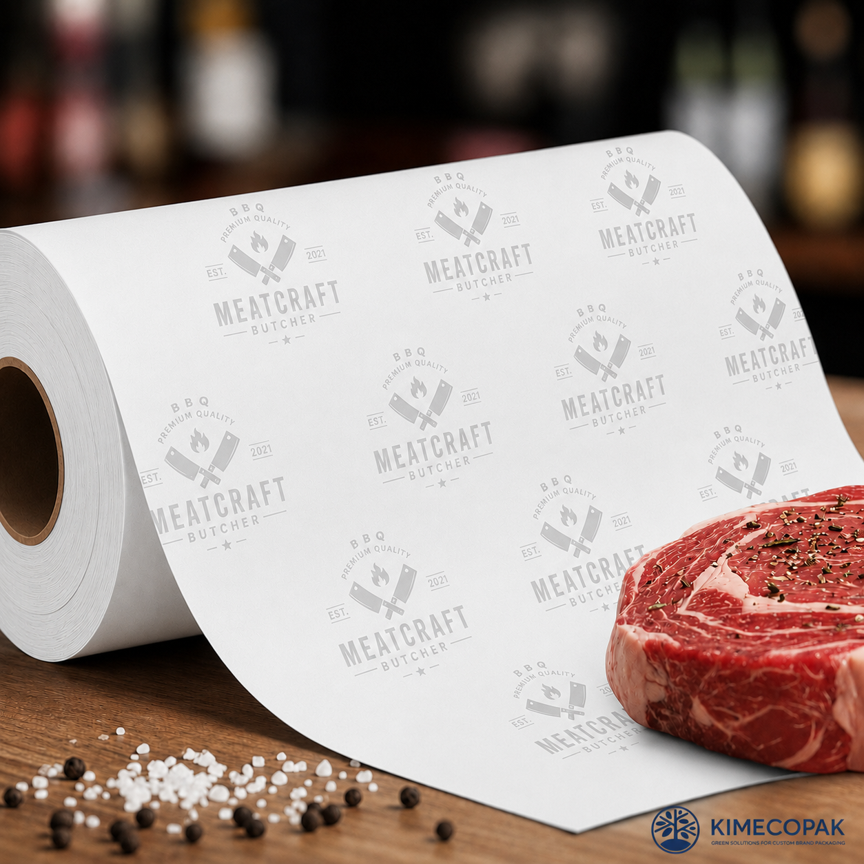White Butcher Paper Roll | Custom Logo White Butcher Paper Full Sizes