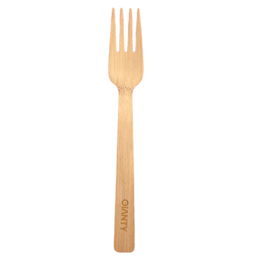 bamboo disposable fork 6.7 inch