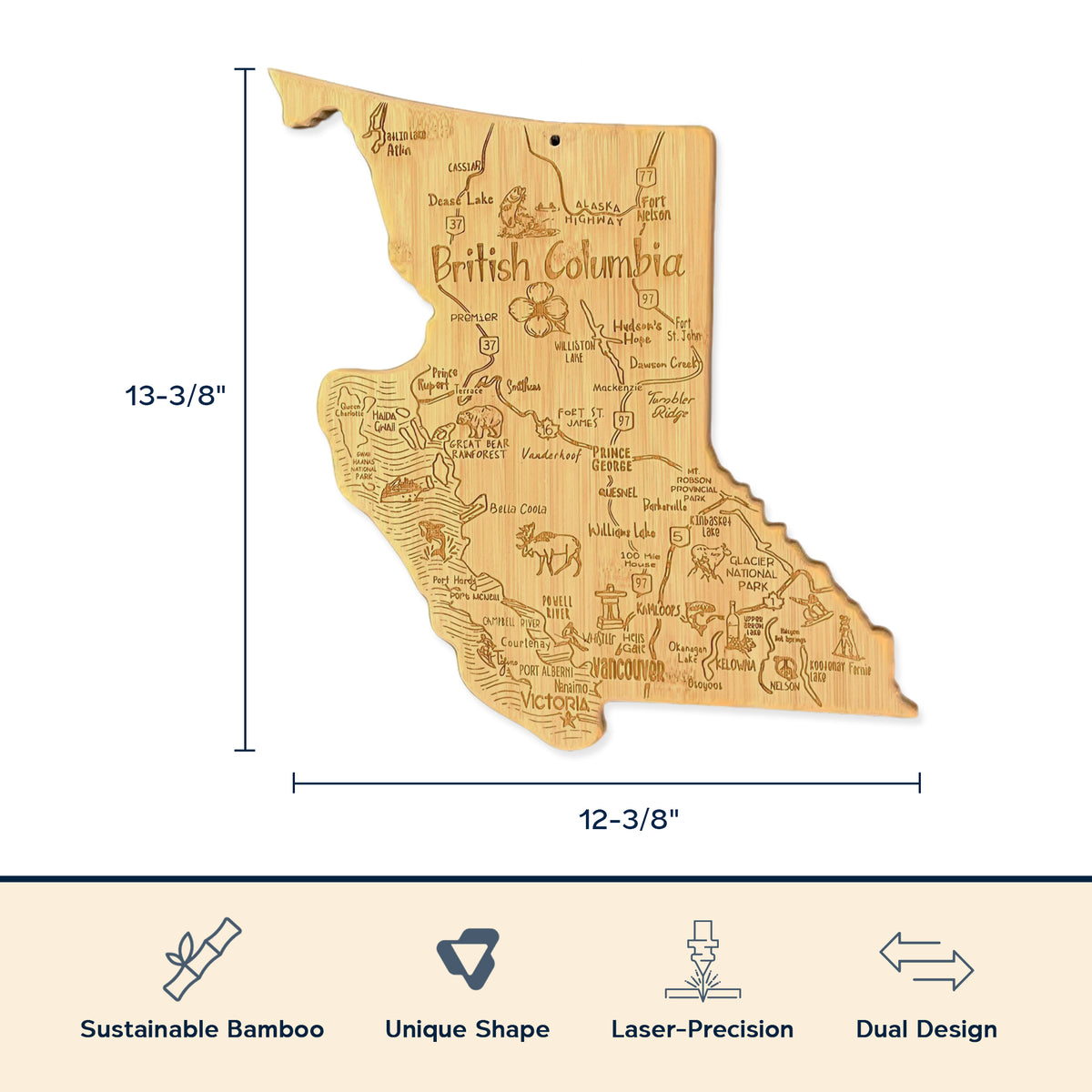 british columbia cutting board