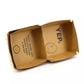 Receive delivery of Burger Kraft Paper Box with custom logo, free shipping