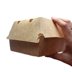 Kraft Burger Boxes | Eco-friendly Packaging | Compostable & Biodegradable