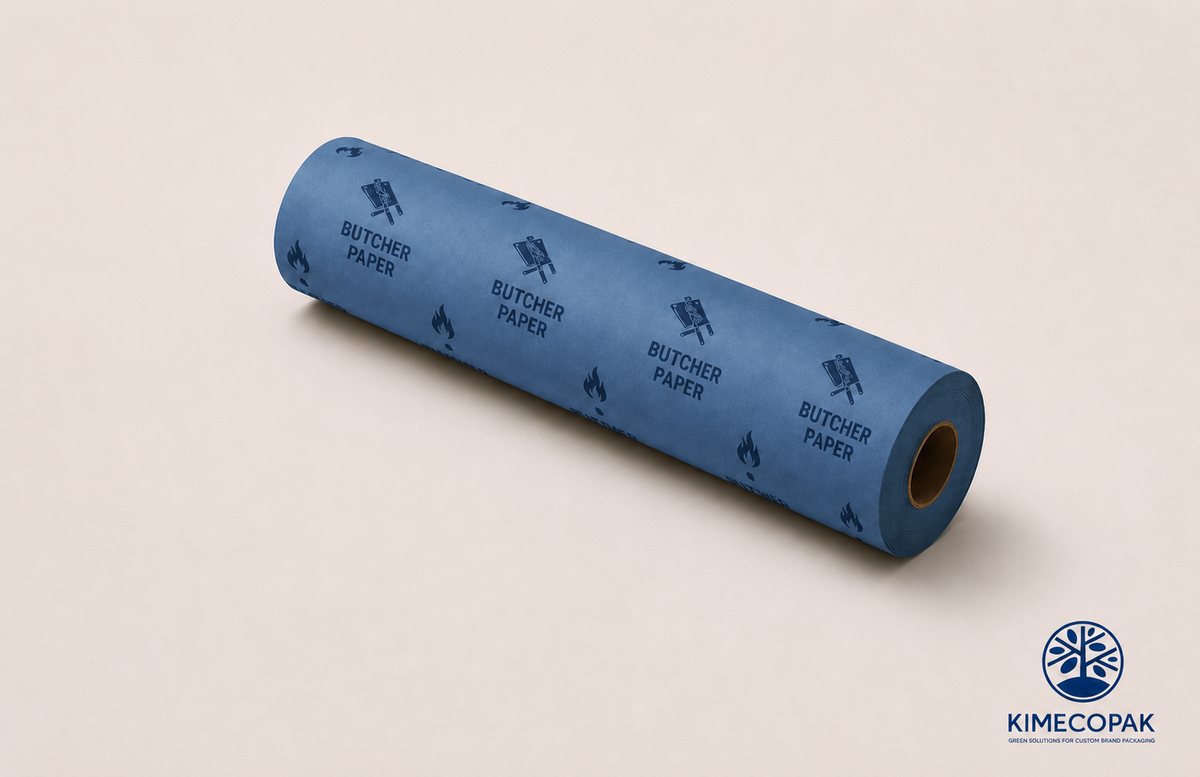 Blue Butcher Paper Roll | Bulk Orders, Custom Sizes & Logo