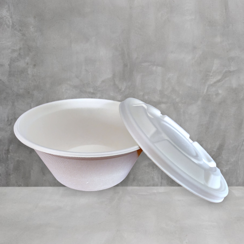 Compostable Salad Bowls with Lid