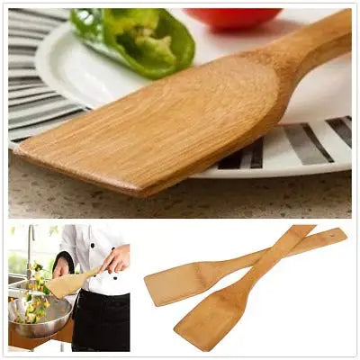 Large Bamboo Serving Spoons 30CM l For Serving or Cooking