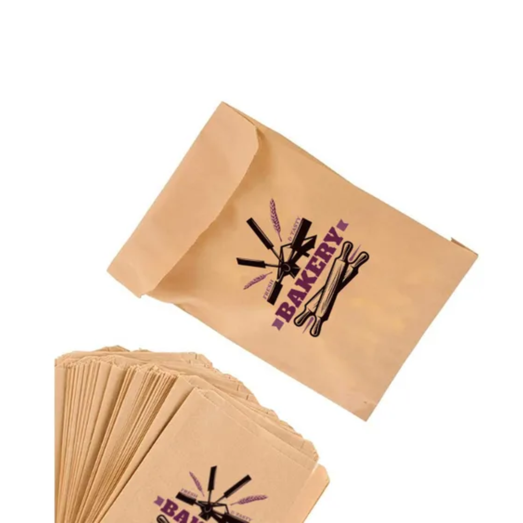 Custom Kraft Paper Bakery Bags