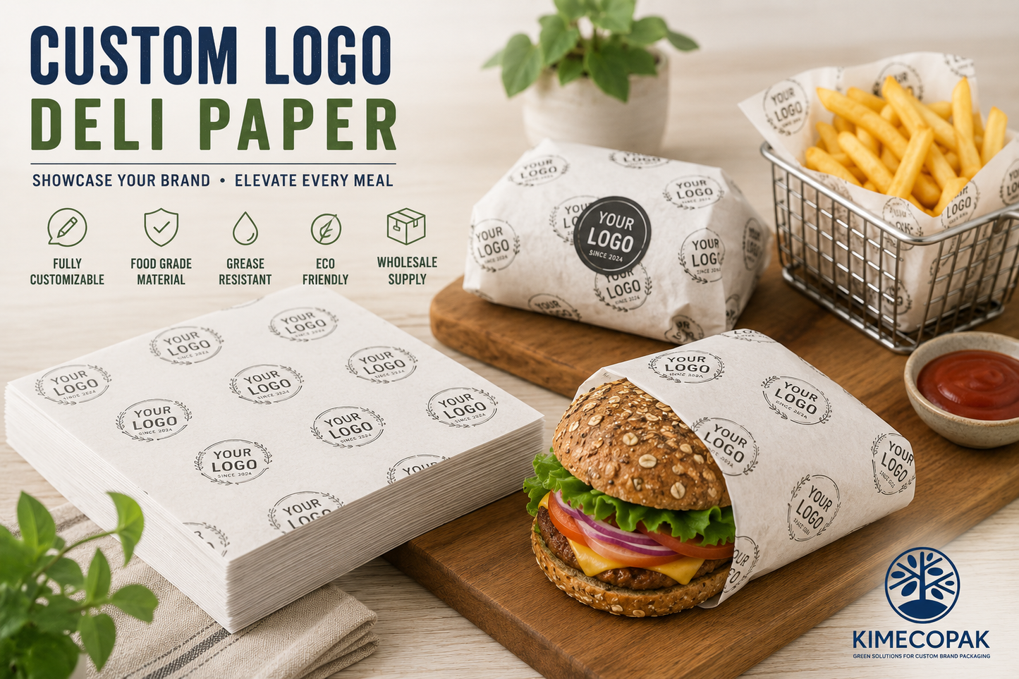 Custom Sandwich Deli Paper for Restaurants vs Food Businesses in Canada