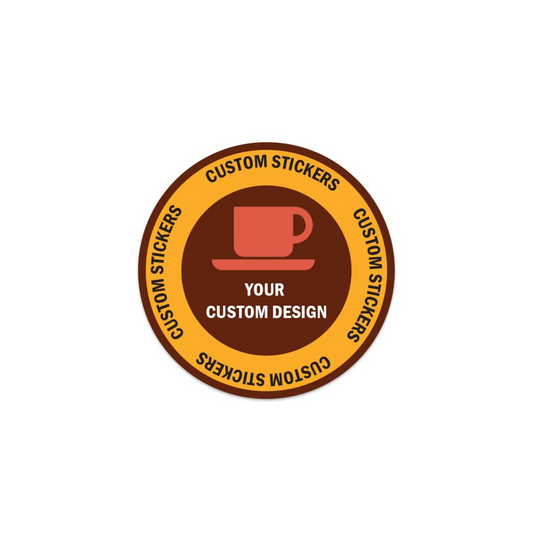 Custom round sticker