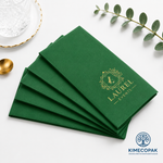 Green Paper Napkins With Logo