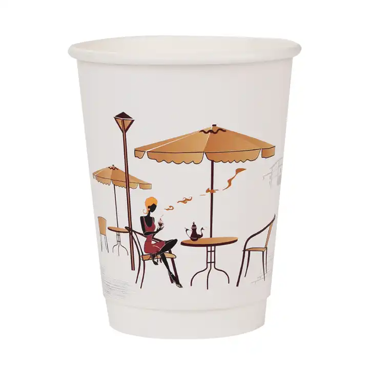 Custom Logo Paper Hot Cup | Single Wall | To Go Hot Cups for Coffee | MOQ 50,000/100,000 PCS