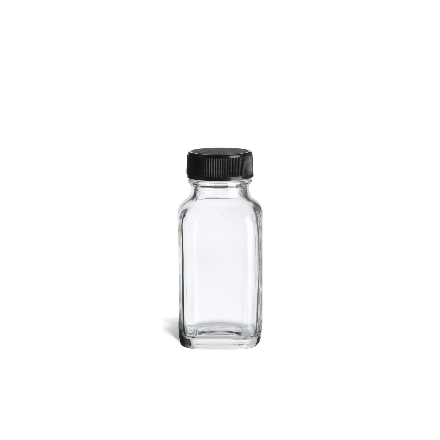 French Square Glass Jars With Lid 2 Oz