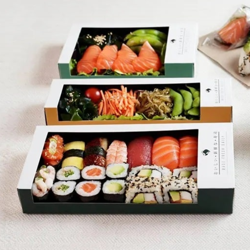 sushi boxes