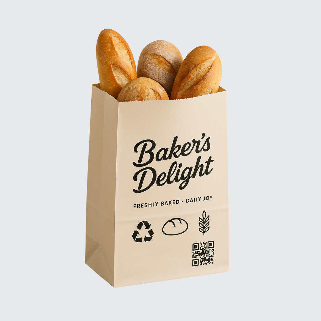 Custom printed bakery bags wholesale Canada