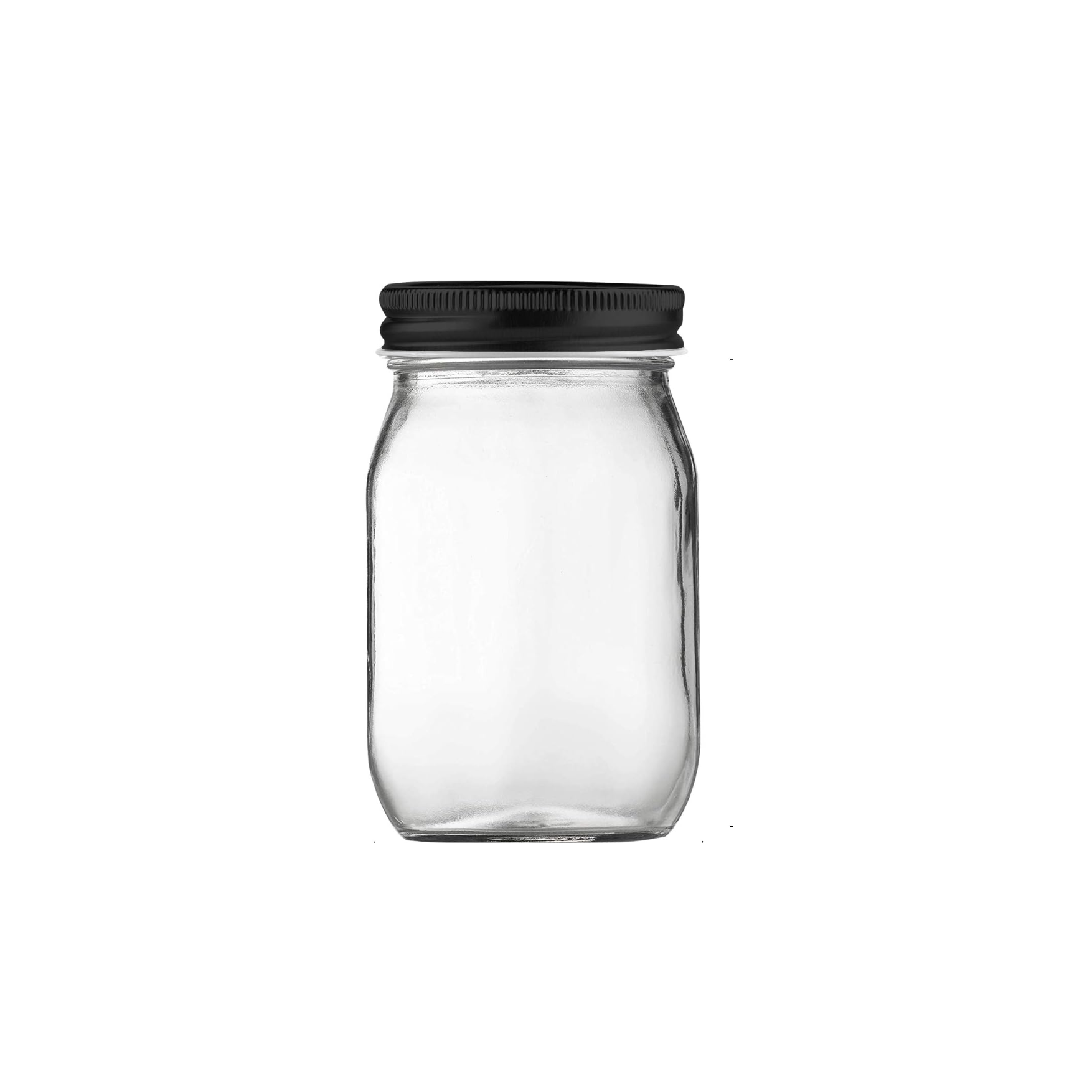 Glass Round Jars with Lid 16 Oz