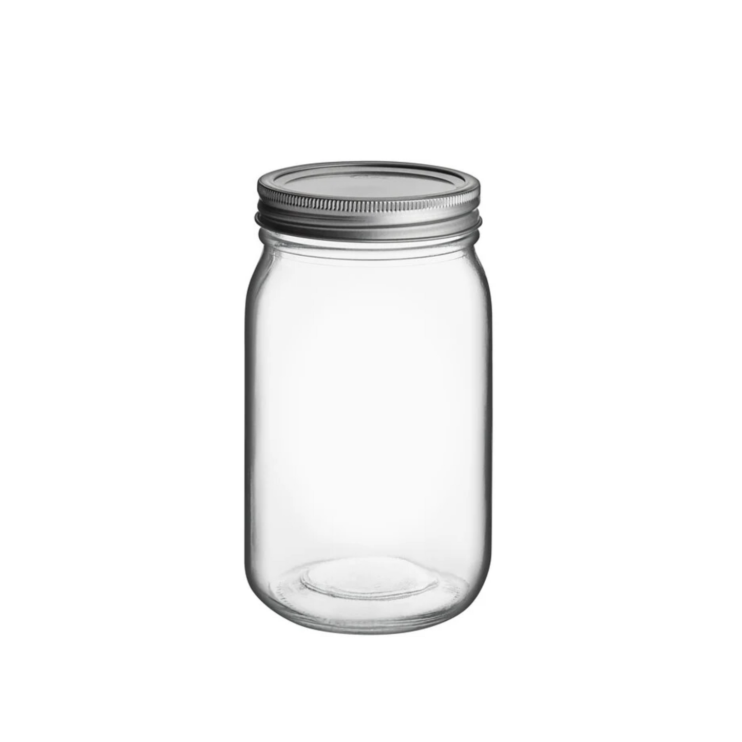 Glass Round Jars with Lid 32 Oz