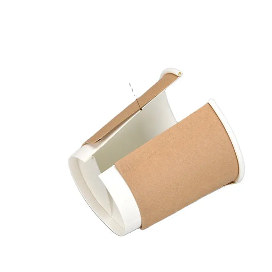 Double Wall Kraft Paper Hot Cup 10 oz Sleeveless, Wholesale, Fast Delivery in Canada