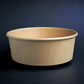 44 Oz Kraft Paper Bowl with Lids l To Go Salad, Ramen Food Containers | 300 SETS (BOWL + LIDS)
