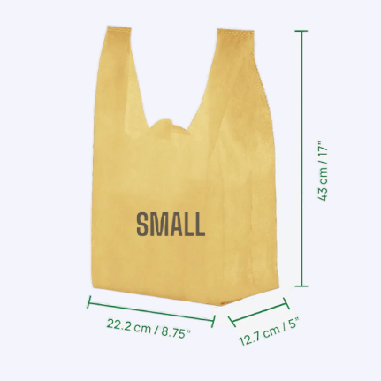 non woven bag size small