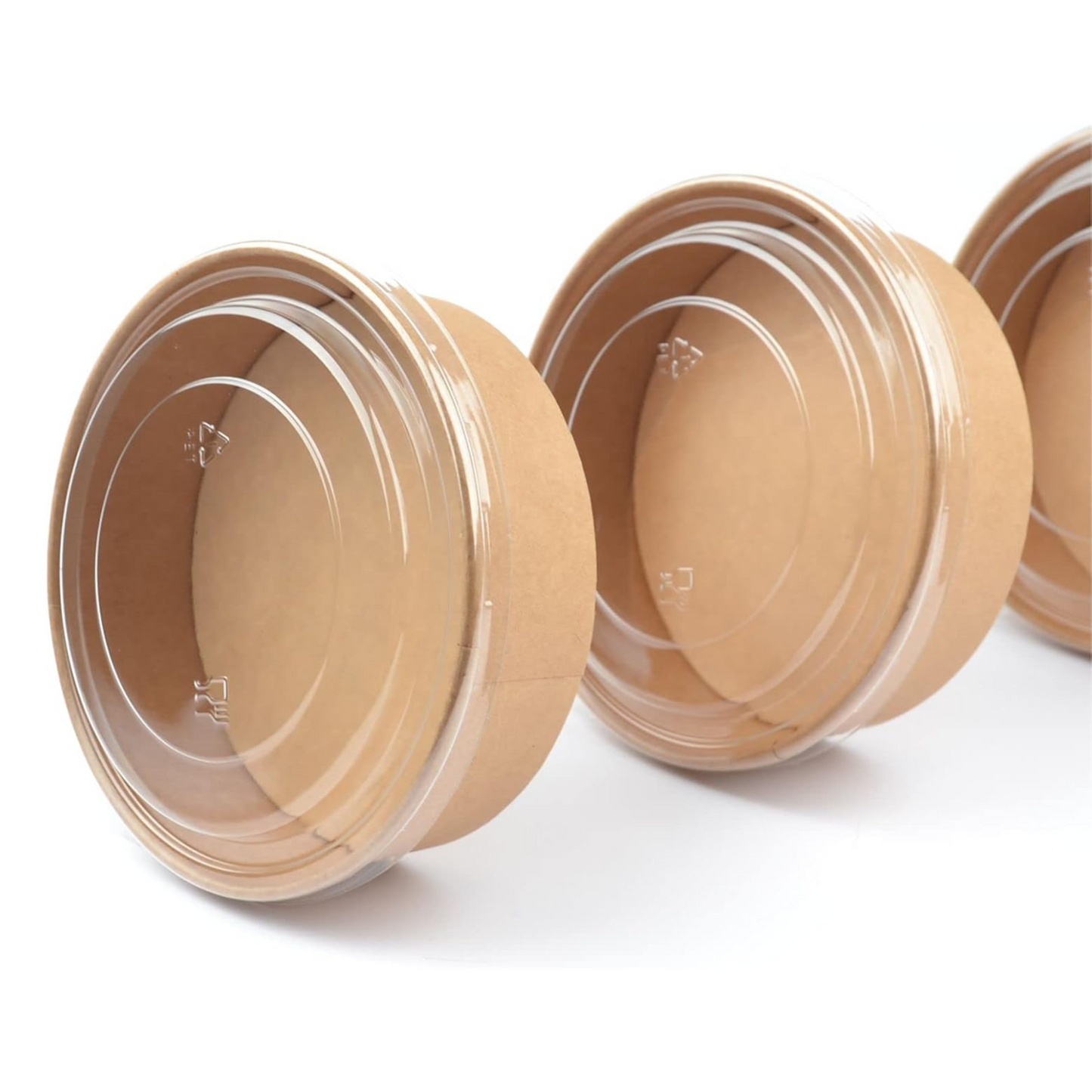 38 Oz Paper Bowl with Lids | Microwavable & Bulk-Pricing| 300 SETS (BOWL + LIDS)
