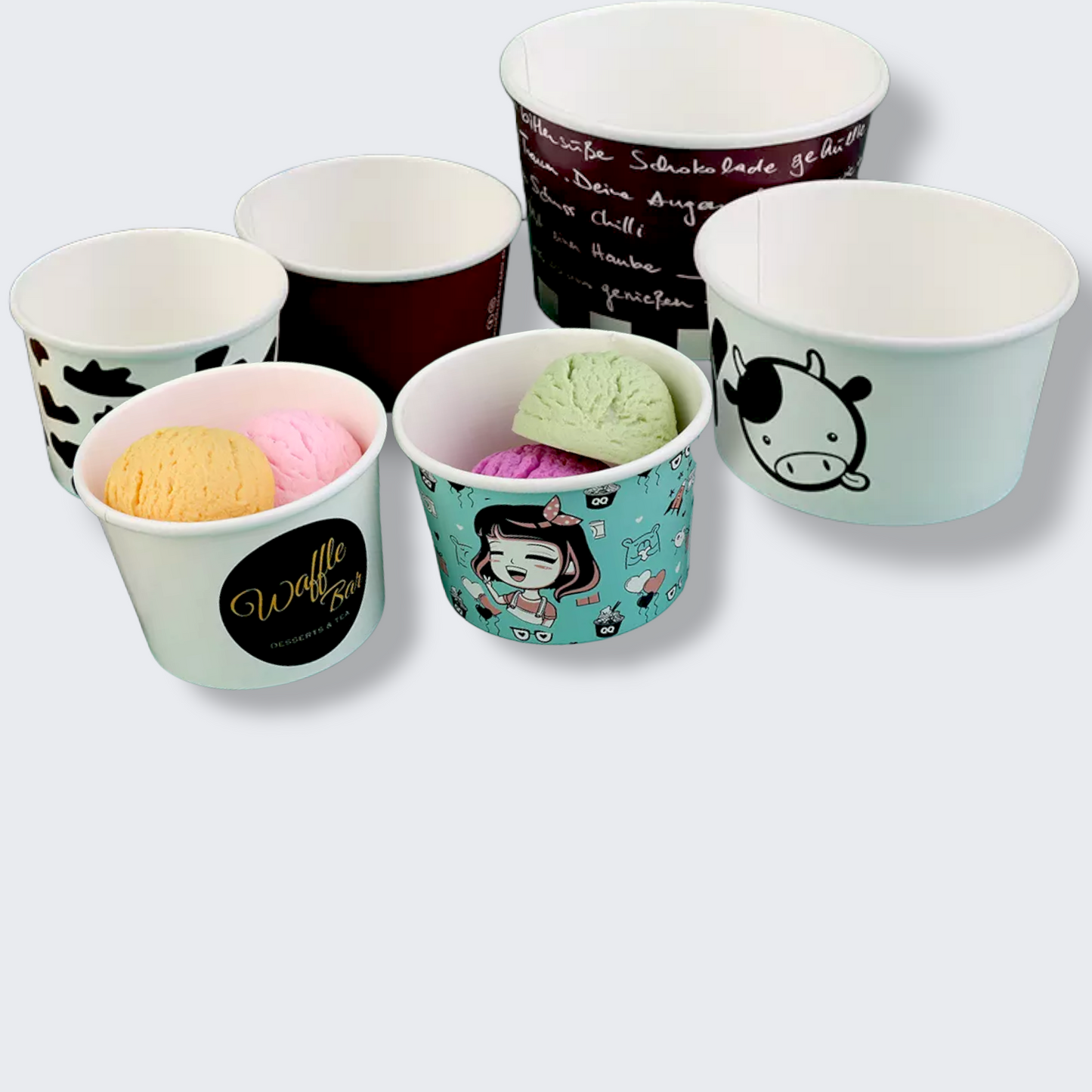 Paper cups custom logo