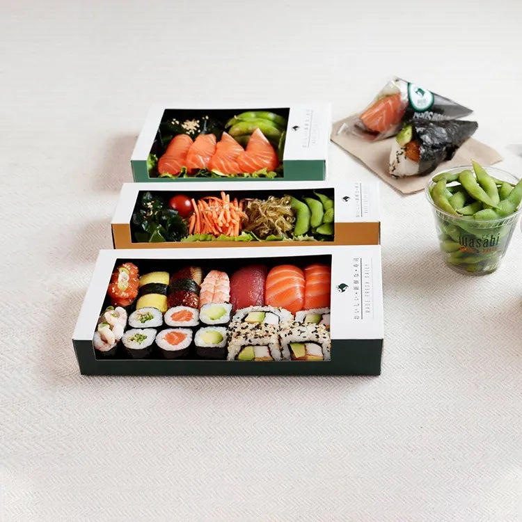 Paper Sushi Box With Custom Logo