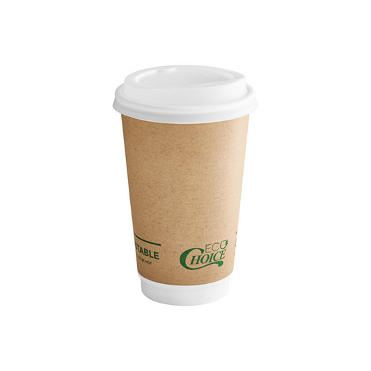 PLA Coated Double-Wall Paper Cup 16 Oz