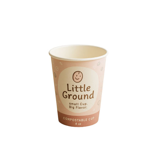 Custom Logo PLA Lined Single Wall Paper Cup For Hot Drinks Bulk Canada