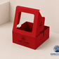 Custom Red Cookie Boxes That Make Your Bakery Stand Out