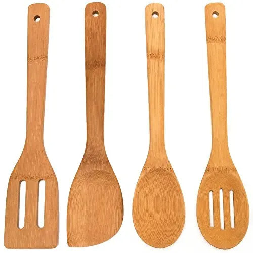 Large Bamboo Serving Spoons 30CM l For Serving or Cooking