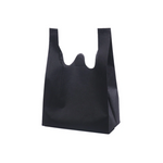 Black Non Woven Reusable Bags | Size M | 10" x 6" x 20"| Case of 400