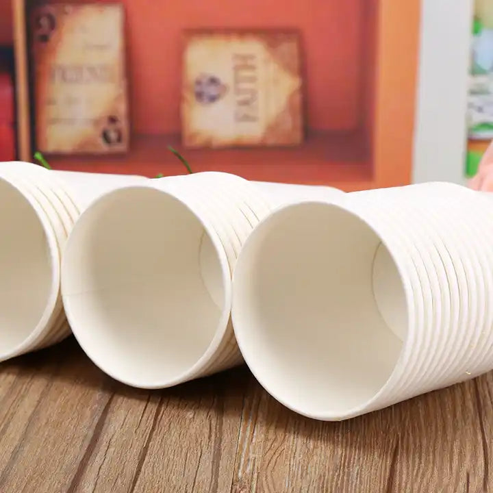 White Single Wall White Paper Cup | 16 Oz | For Hot Beverages | 1000 PCS/CASE