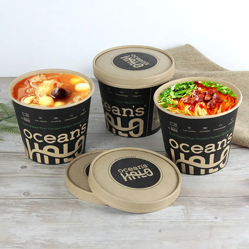Disposable Paper Soup Container | Wholesale Supply with Custom Logo