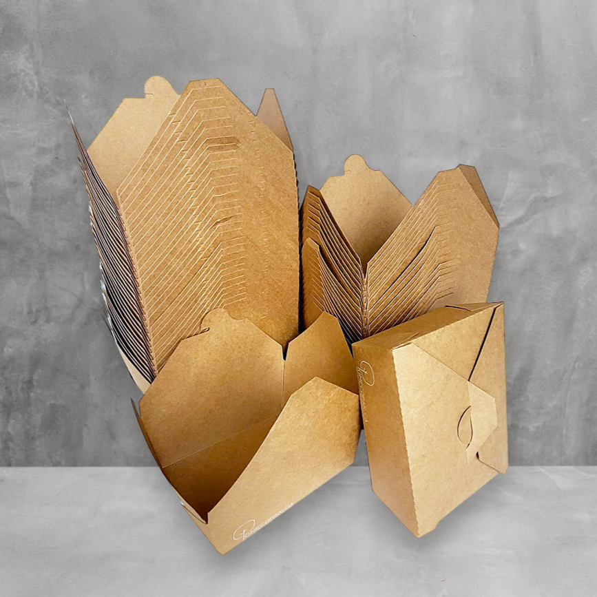 Go Packaging SAMPLE | To Go Box No 8 | Pack of 100 | 45 Oz | Microwavable & Freezer ...