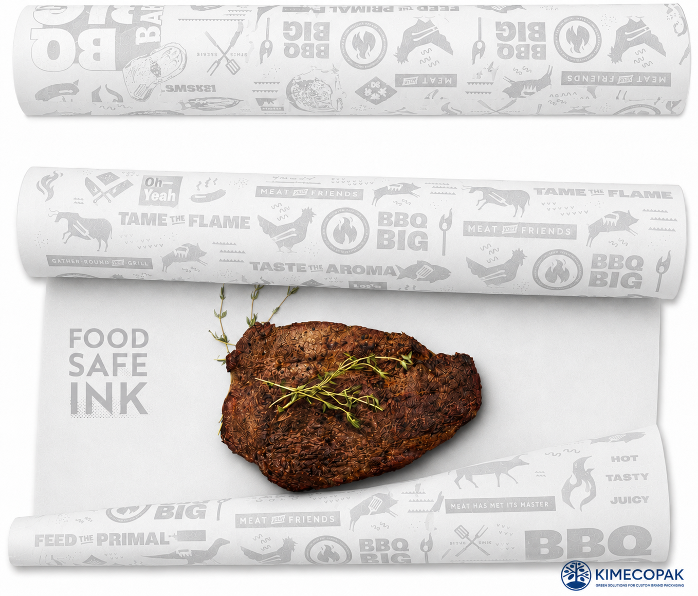 White Butcher Paper Roll | Custom Logo White Butcher Paper Full Sizes