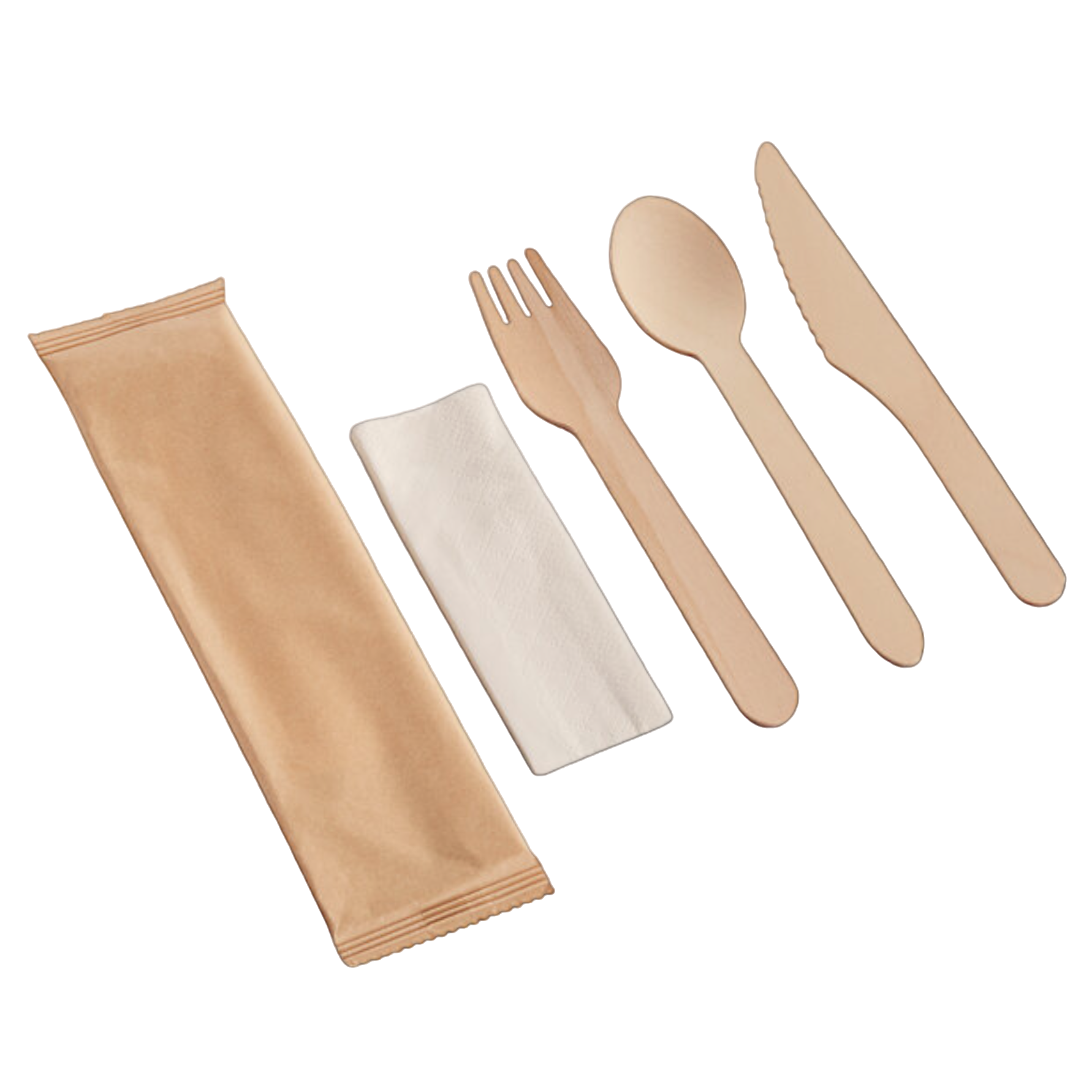 wooden cutlery set