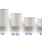 Sample Pack | 25 SETs of (Cups and Lids) | 115mm | Ideal for Testing and Sampling