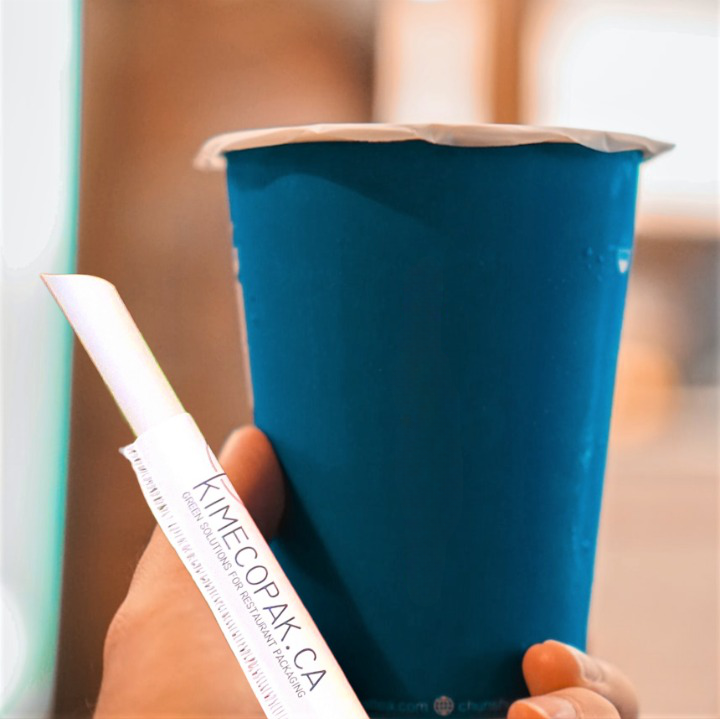 Biodegradable boba straw