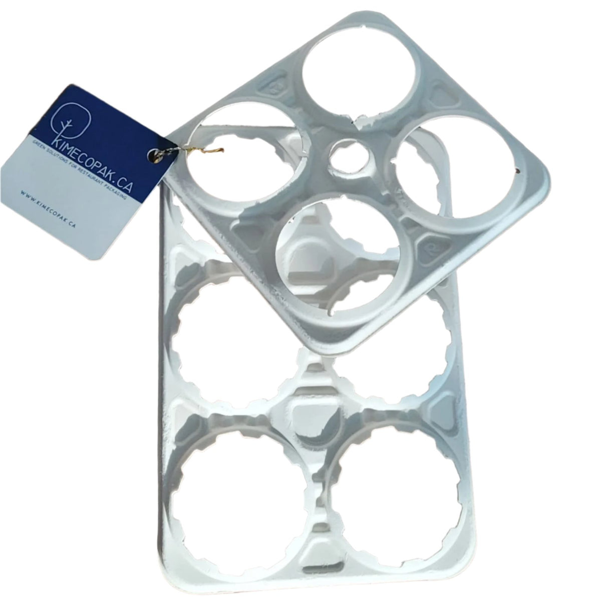 Beer Rings SAMPLE of Biodegradable Beer Rings | 6 Pack | By Sugarcane – KimEcopak